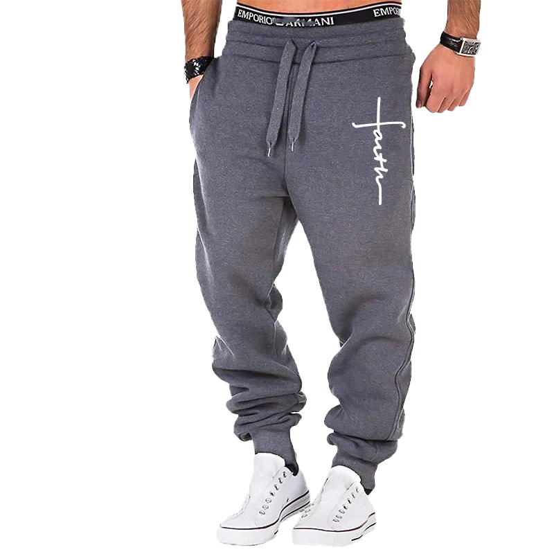 Pantalones de chándal estampados para hombre, Joggers casuales, Pantalones suaves sueltos, pantalones de calle de vacaciones coreanas, envío directo