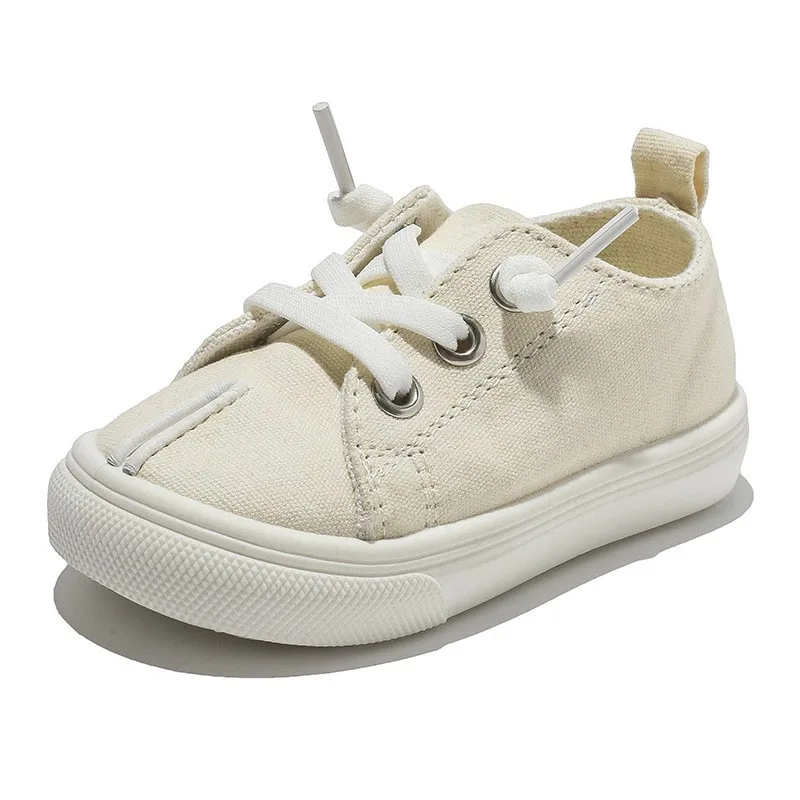 Girls Boys Canvas Shoes Spring Autumn Children Casual Shoes Toddler Kids Shoes Comfortable Soft Bottom Anti Slip Student Shoes