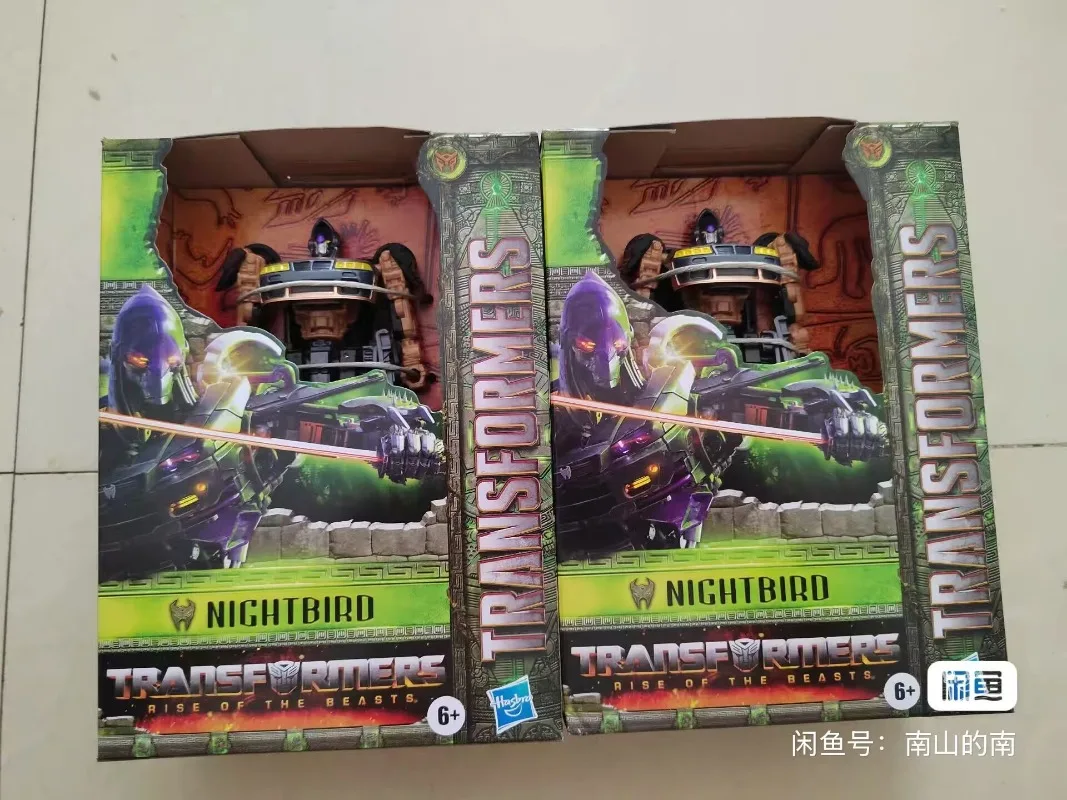 Takara Tomy Hasbro Transformers Movie7 Rise of The Beasts Deluxe Nightbird Action Figure Collection Collectible Ornament Toys