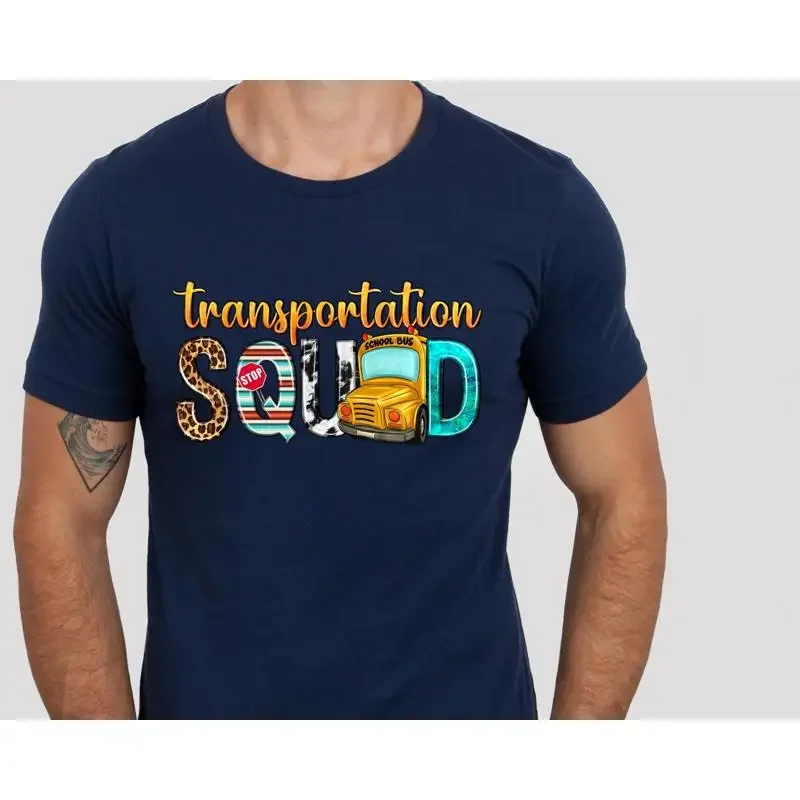 Transportation Squad T Shirt School S Bus Driver Student