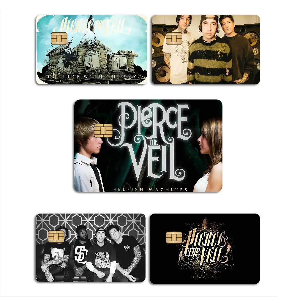 Classic Band P-Pierce The V-Veil Diy Credit Debit Card Sticker Party Sticker Decoration Waterproof Small Chip Card Skin Sticker