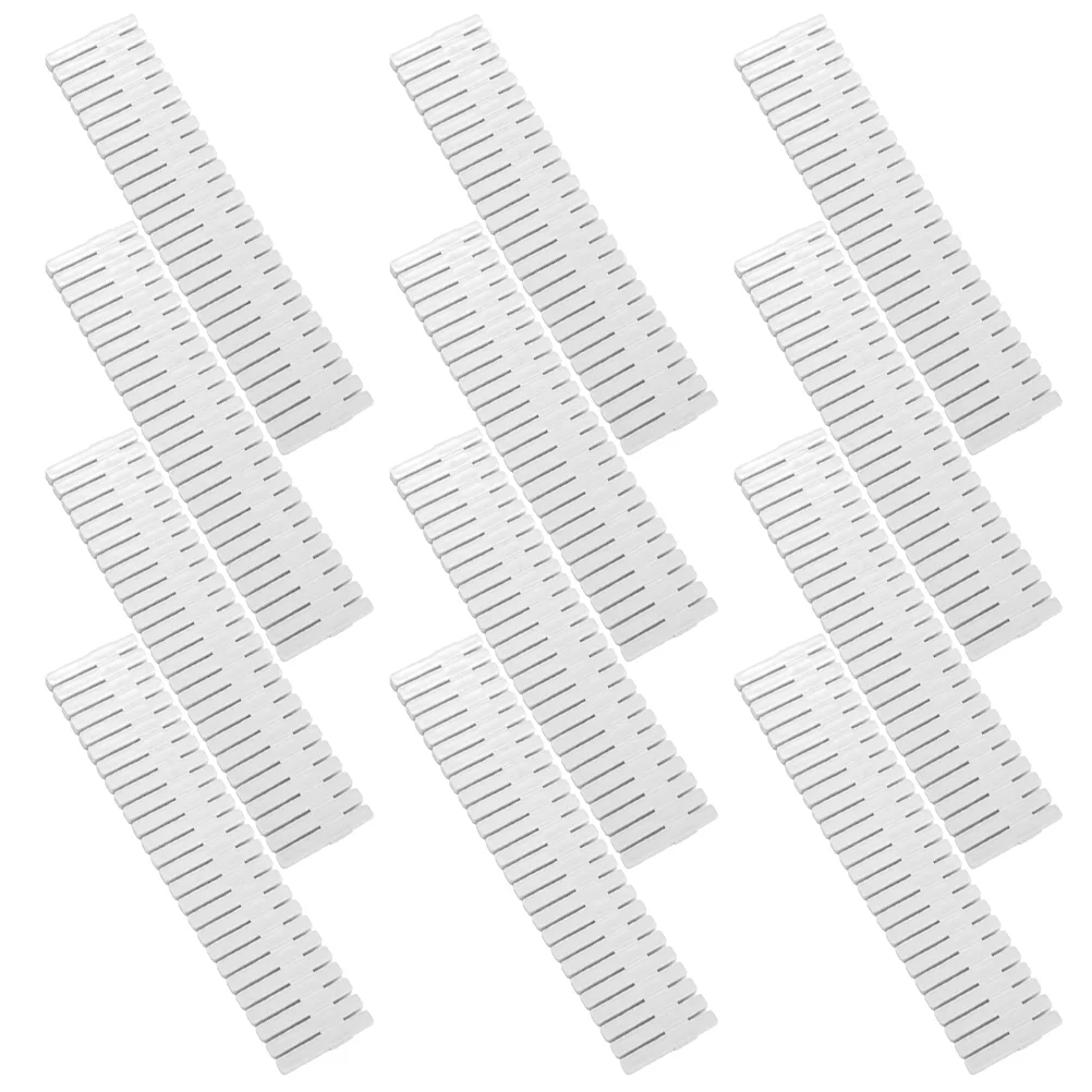 12 Pcs DIY Small Grid Fence Drawer Divider Dividers Organizer Deep Socks Useful Sub-grid Adjustable Partition