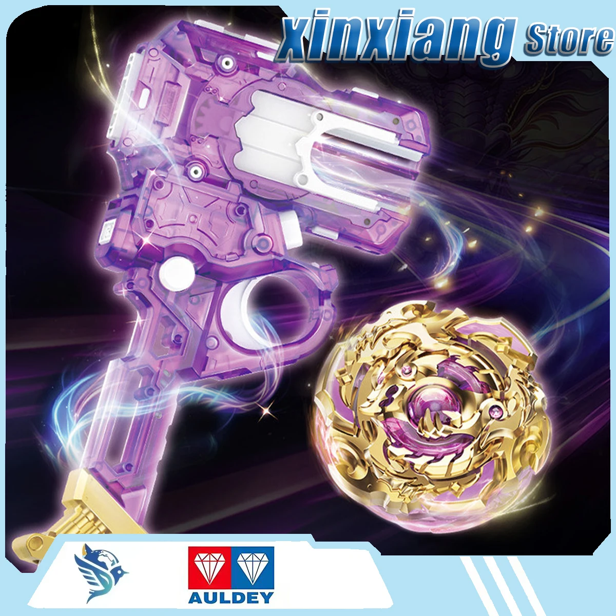 新品本物-auldey-ハリケーンソウル-acs02-インペリアルドラゴン-セイクリッドカイト-ジャイロセット-wsa-公式競技用スピニングサプライズボーイギフト
