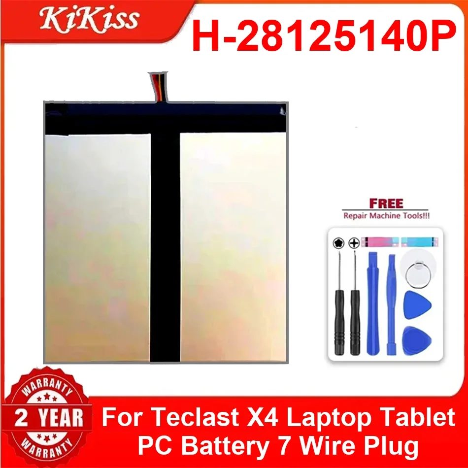بطارية H-28125140P لأجهزة الكمبيوتر المحمول Teclast X4 اللوحي 7 سلك التوصيل استبدال بطارية ليثيوم بوليمر