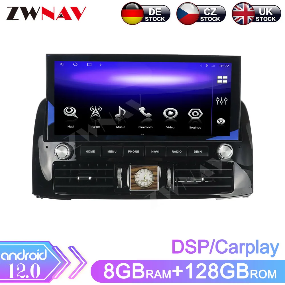 Car Android Radio For Toyota Land Cruiser Prado 2003 - 2010 For Lexus GX470 2002 - 2009 Multimedia Player GPS Navigation Carplay