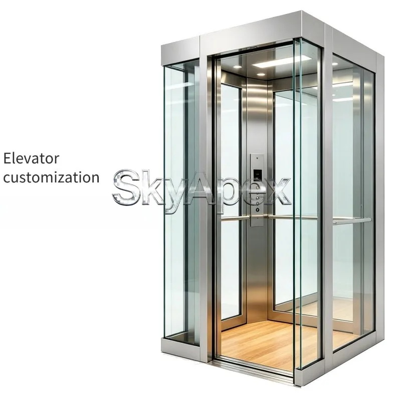 Factory Direct 2026 New 2 Floor Indoor Small Hydraulic Elevator Double Deck Lift Suitable For 3 To 4 Floors Household Villa Elev