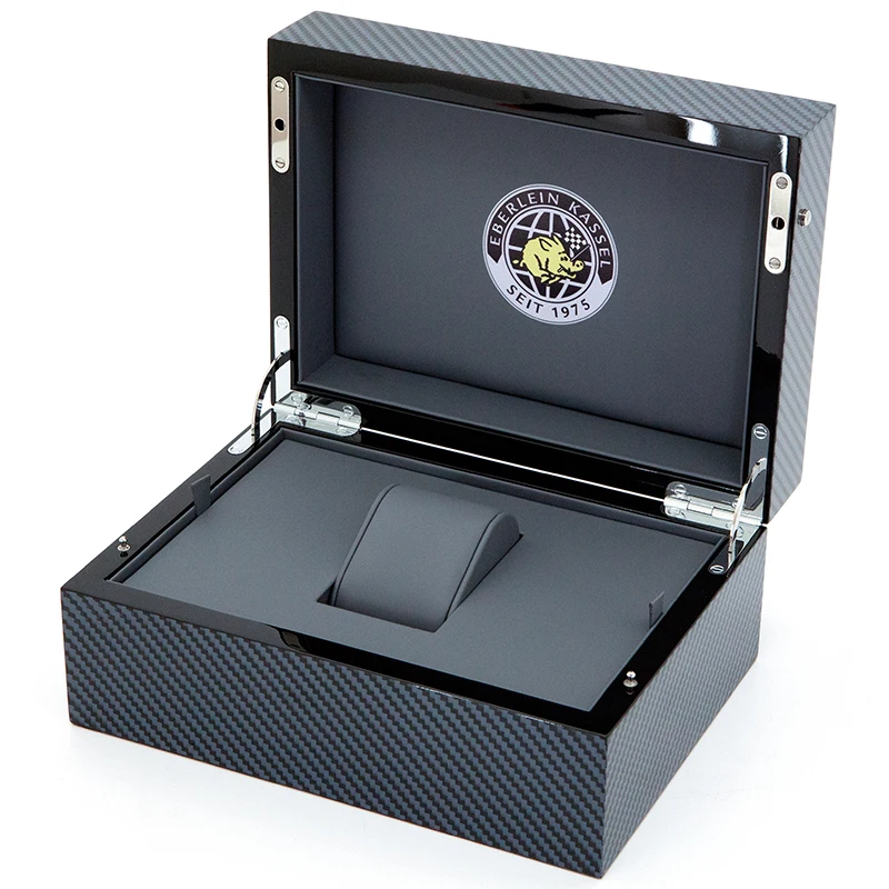 

Factory Custom Carbon Fiber Watch Box Luxury Watch Boxes Wholesale Price of Fashion 1 Slot Wooden Box for Watch