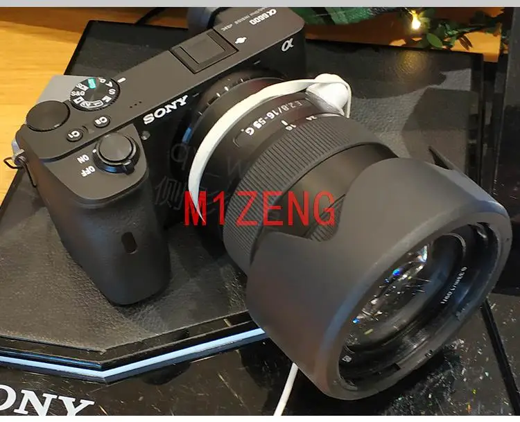 ALC-SH161 sh161 عكس زهرة عدسة غطاء محرك السيارة 67 مللي متر لسوني E 16-55 مللي متر F2.8 G كاميرا A6600 6400 عدسة 16-55 2.8