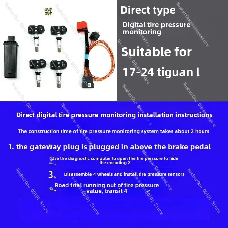 Suitable for The Third Generation Tire Pressure Monitor of Volkswagen Suiteng Maiteng Tiguan Passat Exploration