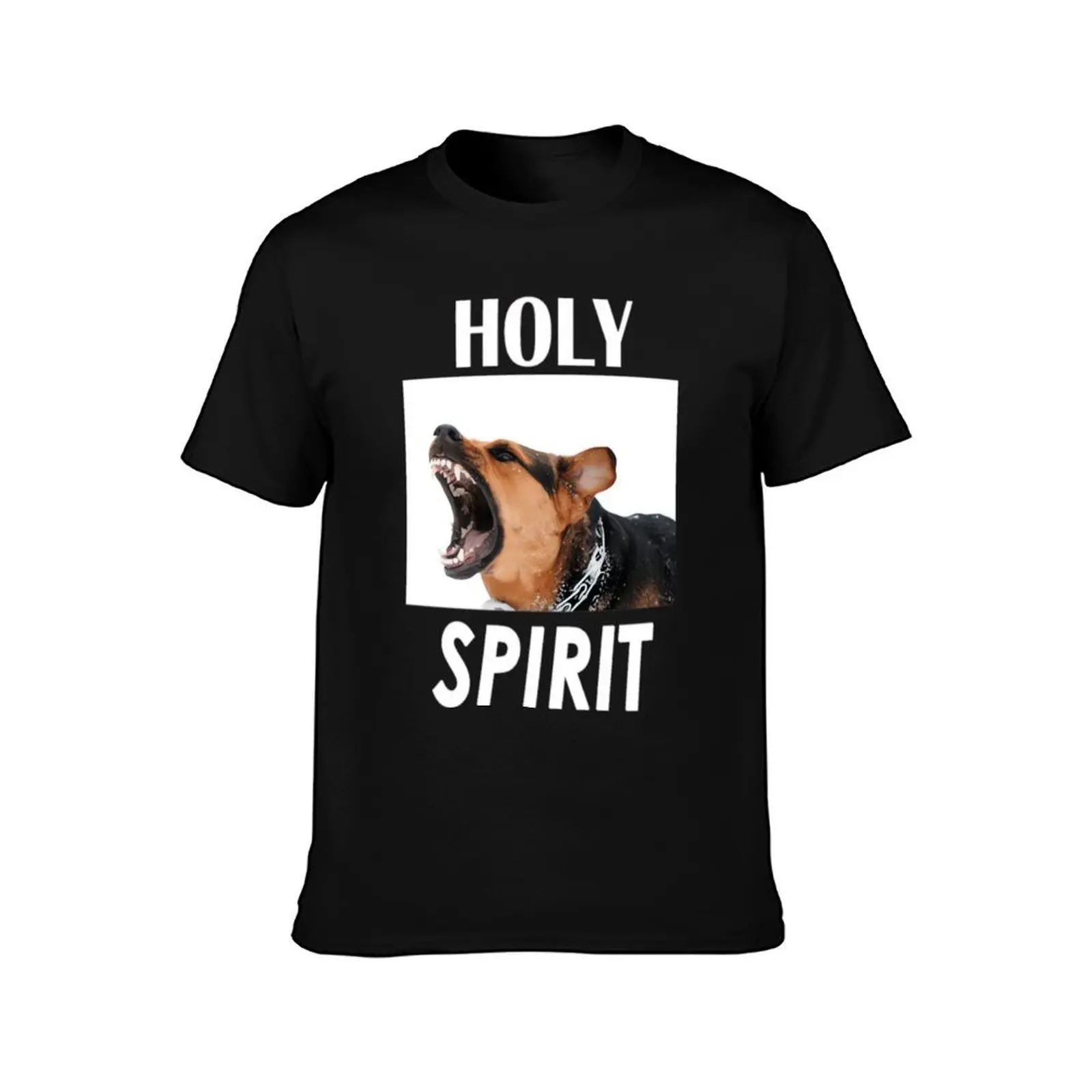 Holy Spirit dog barking T-Shirt Festival Short Sleeve T-Shirt