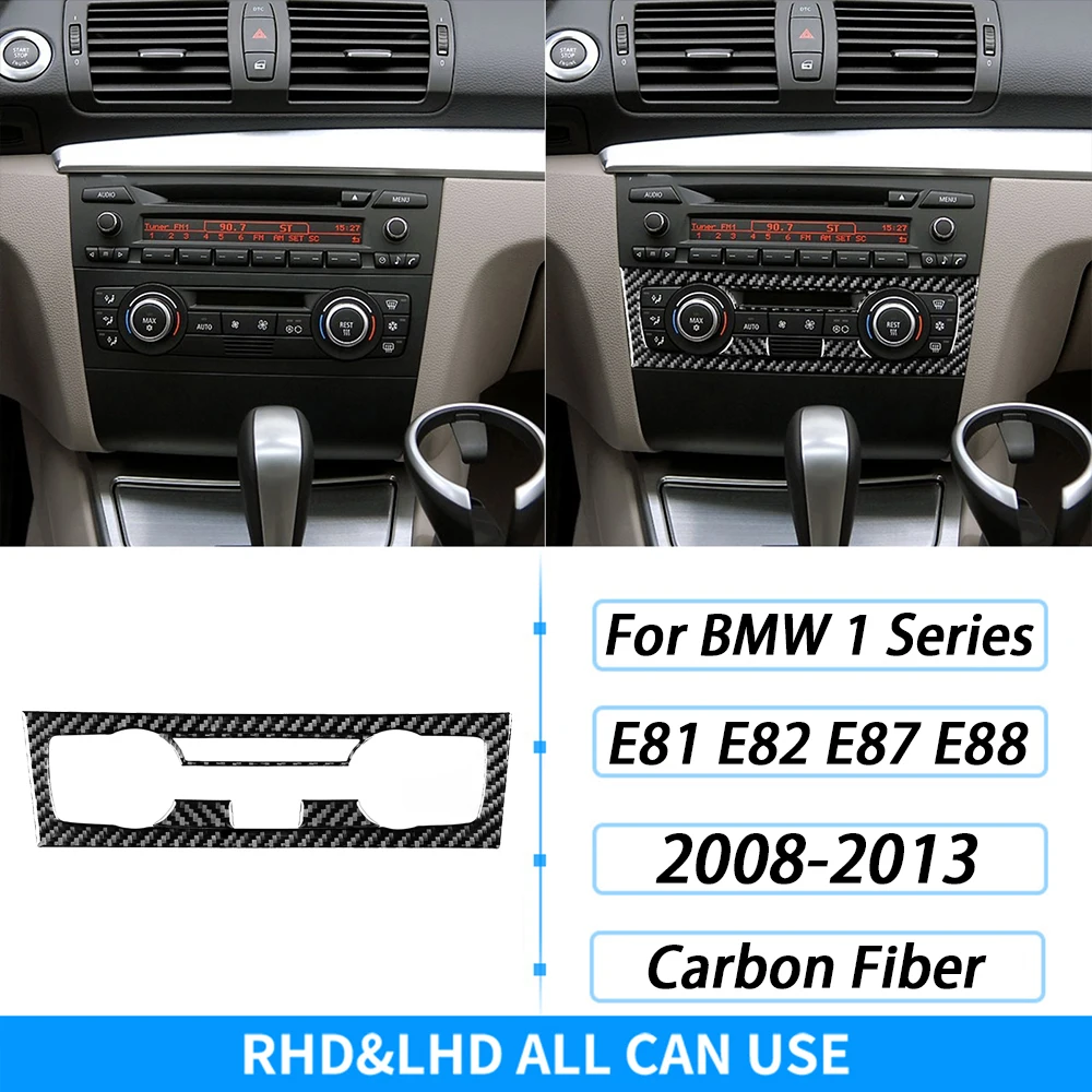 Voor BMW 1 Serie E81 E82 E87 E88 2008-2013 Koolstofvezel Stickers Automatische Versnellingspook Centrale Bedieningspaneel Power venster Lift