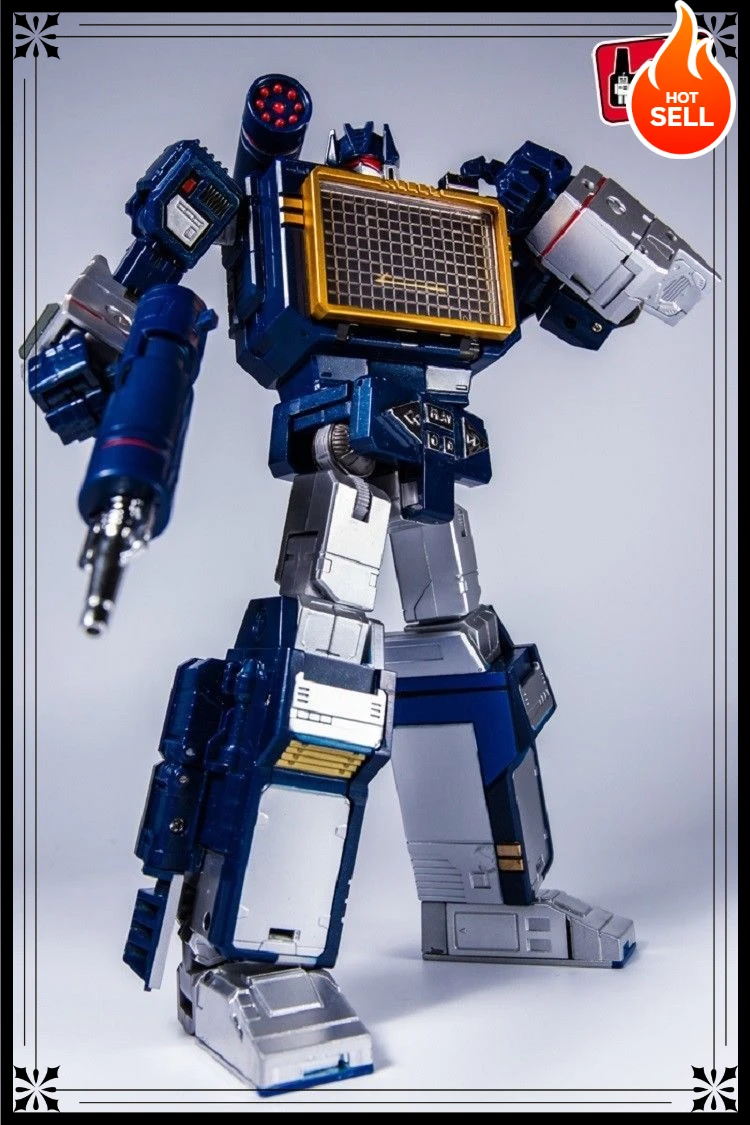 【En stock】Modèle de robot transformable en alliage THF 01J, enregistreur sonore, 6 bandes magnétiques, figurine d'action à collectionner, cadeau