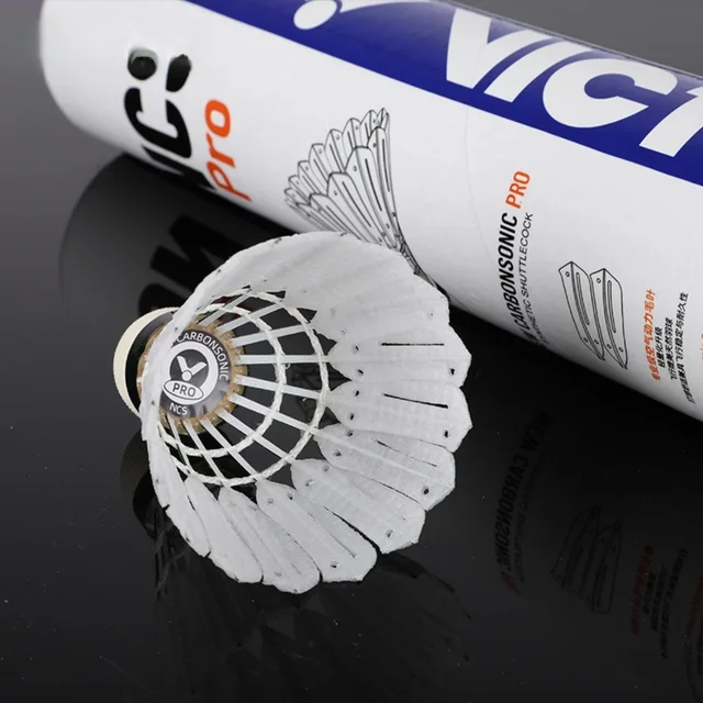 12pcs Stable New Carbon Fiber Gym Badminton Artificial Durable Shuttlecock NCS PRO Sport Accessory Adults Fun Fitness 1
