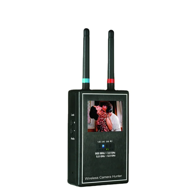 Full Band Spy Camera Hunter Detector Video Surveillance Signal Detector Detecting 900 MHz-3.0 GHz,5.0-6.0 GHz