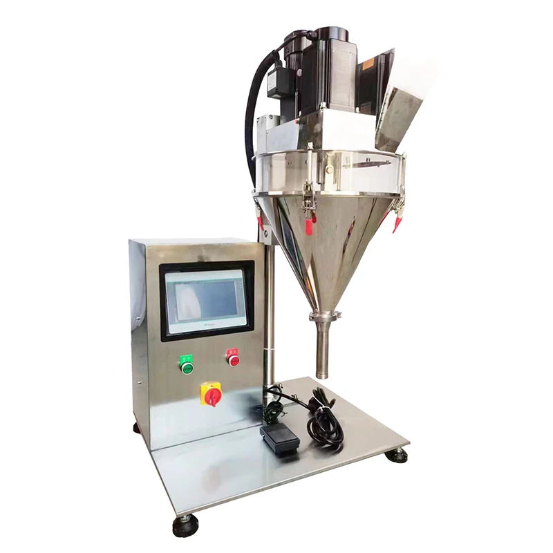 Hot Sell 50g - 500g Desktop Type Powder Filling Machine Filling Machines Powdercoffee Powder Filling Machine