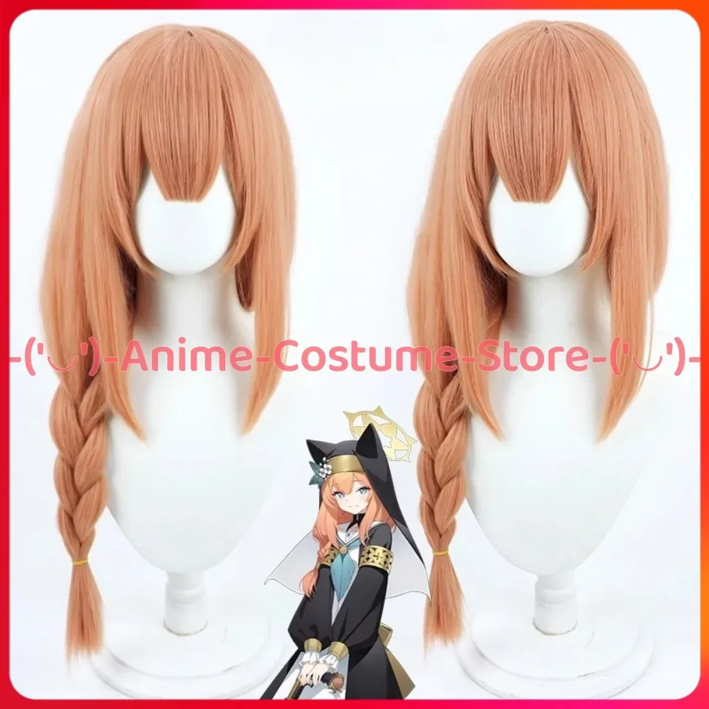 

Парик для косплея Iroha Mary из Blue Archive Trinity General School Nun Group, парик для персонажа игры, для Хэллоуина, карнавала, вечеринки, костюмированный парик, волосы