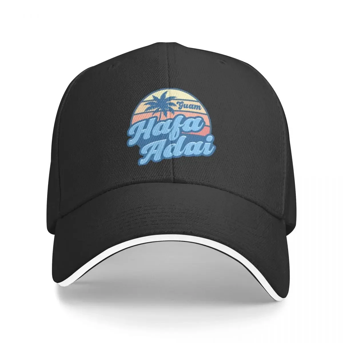 GUAM Hafa Adai Guamanian Sticker Baseball Cap Visor Beach Outing Anime Hat Baseball Men Women's