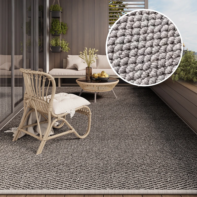 Simple Solid Color Living Room Carpet Japanese Tatami Floor Rug Balcony Mat Large Home Bedroom Carpets Anti-skid Dirt-resistant