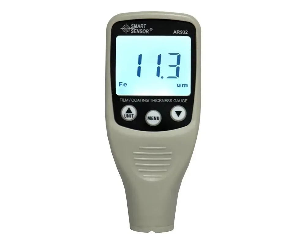 Digital Thin Film Coating Thickness Gauge with Liquid Crystal Backlight Coating Electroplating Car Paint Gauge