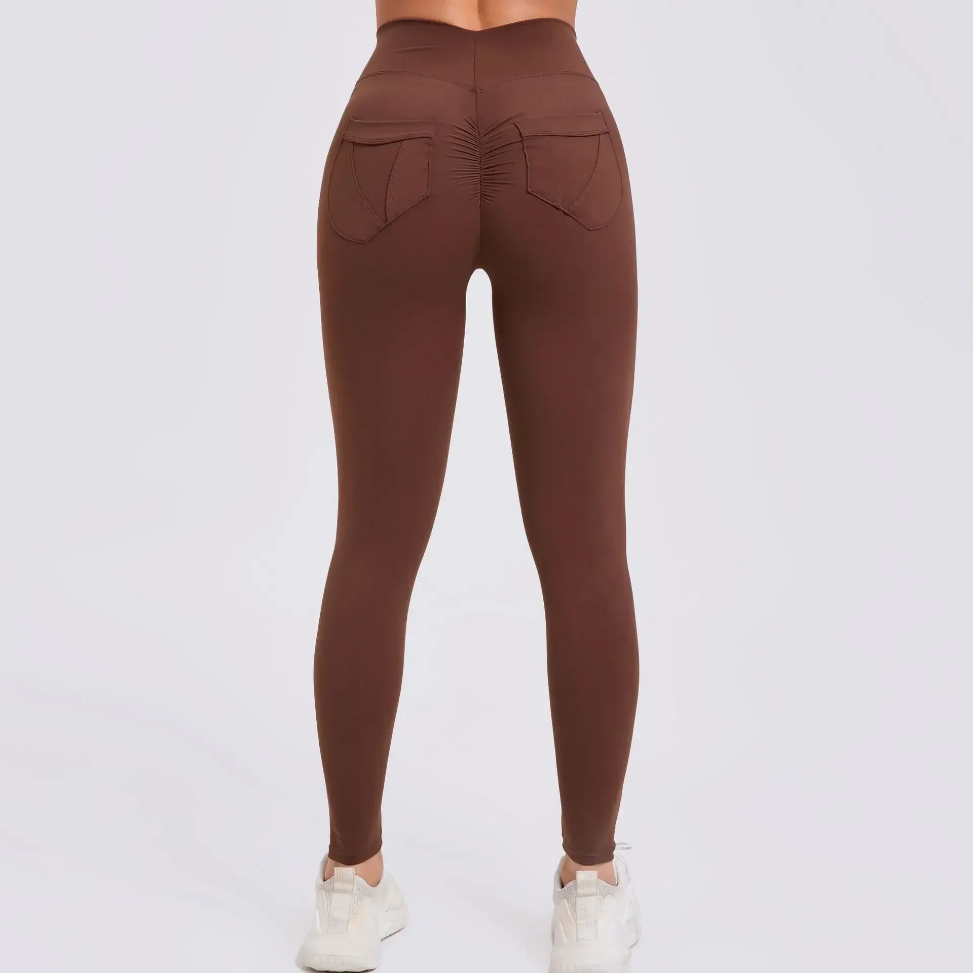 Yoga Pants with Pockets Women's Fitness Leggings Jogging Push-Up Sports Leggings Female Gym Wear Workout Traning Scrunch Tights