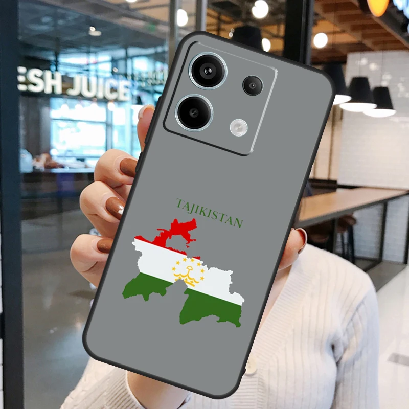 Tajikistan Flag Funda For Xiaomi Redmi Note 13 Pro 12 11 9 10 Pro 12S 11S 10S Redmi 13 12 10C 12C 13C Case