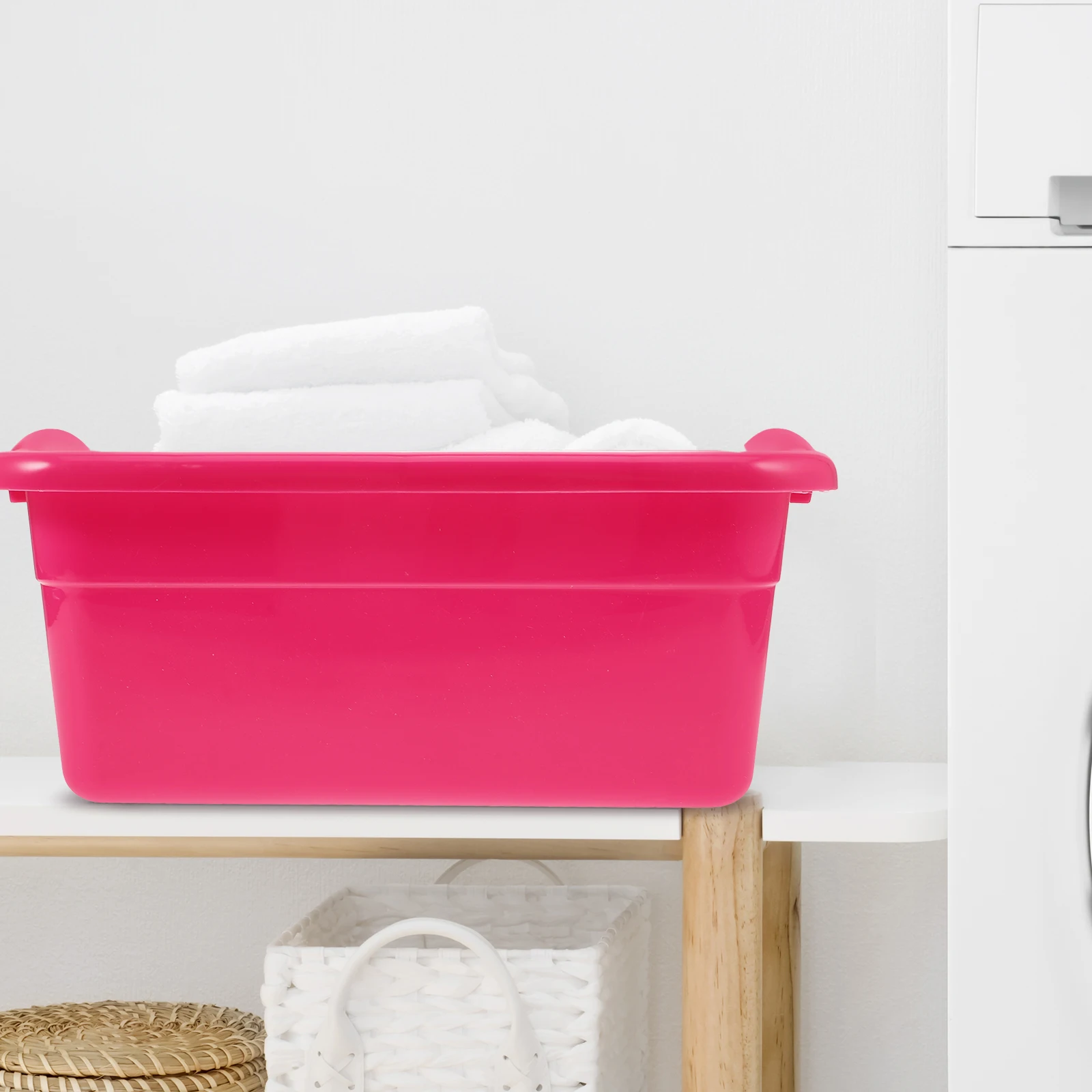 

Thickened Plastic Washing Basin Multi-Functional Foot Soaking Basin Large Capacity Kitchen Sink Bowl Portable Bathroom Washbasin