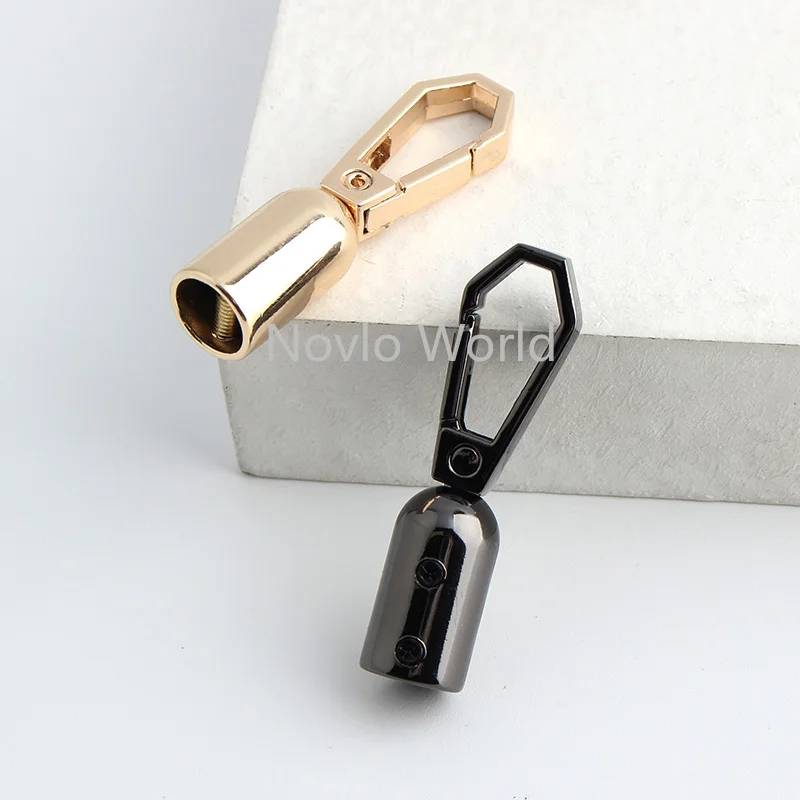 

20-100 pieces 2 colors 45x12mm 3/8" Bag Purse String Rope Ends Metal Cap,Cord End Metal Caps Tassel Ornament Accessories