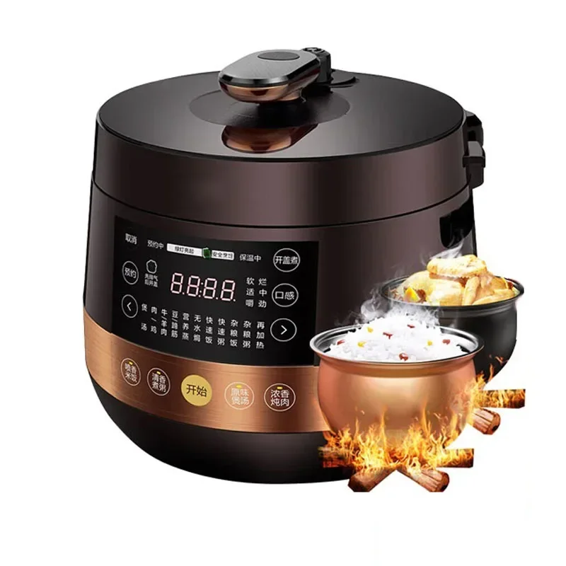 

220V/1000W Double Layer Multi-Function Rice Cooker Intelligent Automatic Pressure Cooker 5 Liter Electric Pressure Cooker