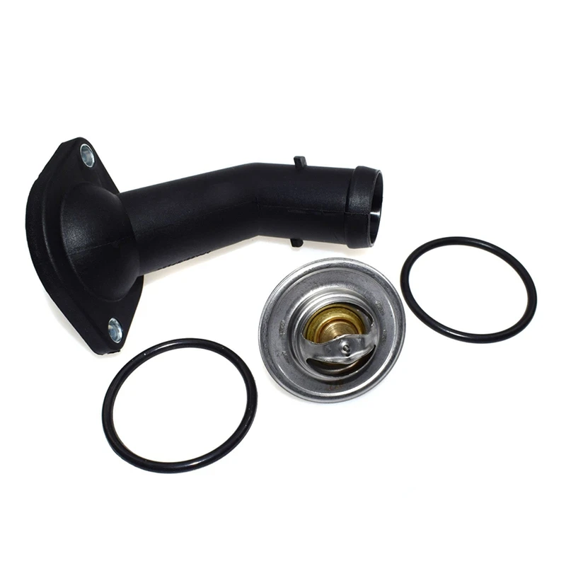 New-New For  TT Jetta Beetle Thermostat Housing Cover & Thermostat With O-Ring 06A121121C, 050121113C