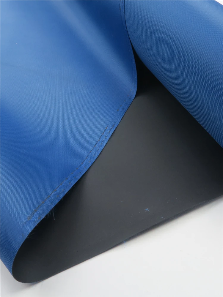 Waterproof Fabric 210D By The Meter for Shower Curtain Raincoat Tent Awning Diy Sewing Cloth Sunscreen Anti-tear Plain Blue Gray