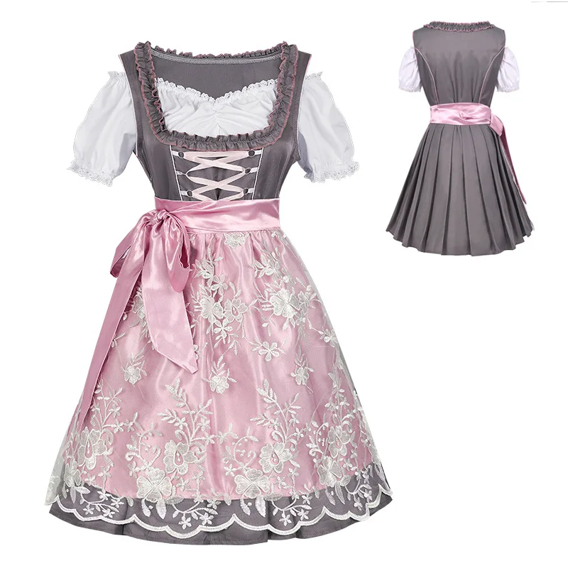 

Комплект костюмов на Хэллоуин для фестиваля пива, женские баварские многоуровневые брюки, специальный размер, традиционное китайское производство