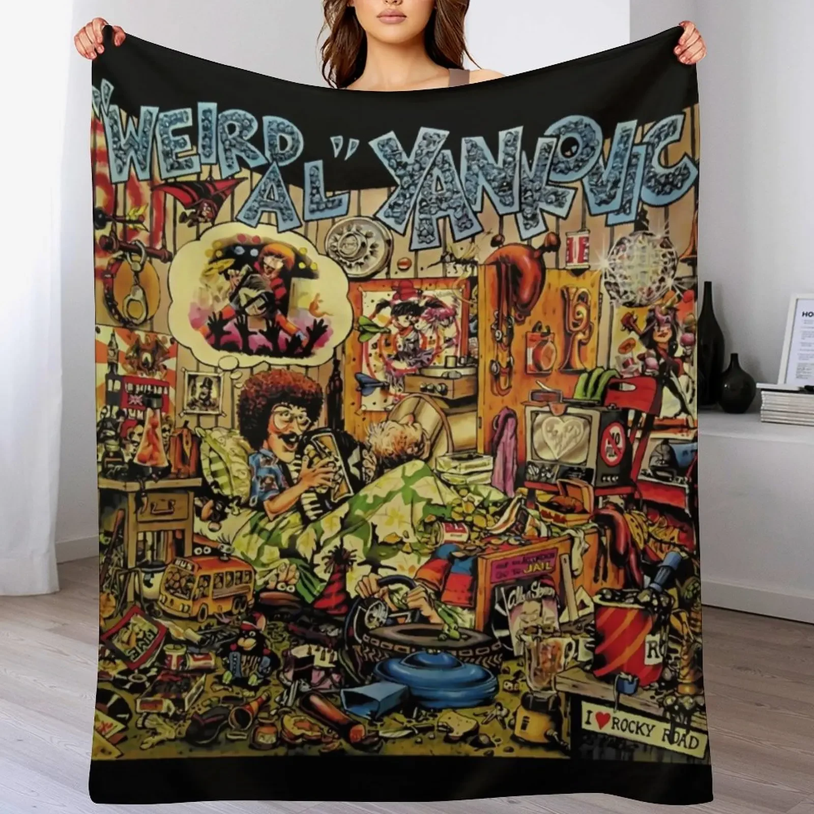 

VANITY ADVISED Throw Blanket Plush Custom Decoratives Heavy Blankets