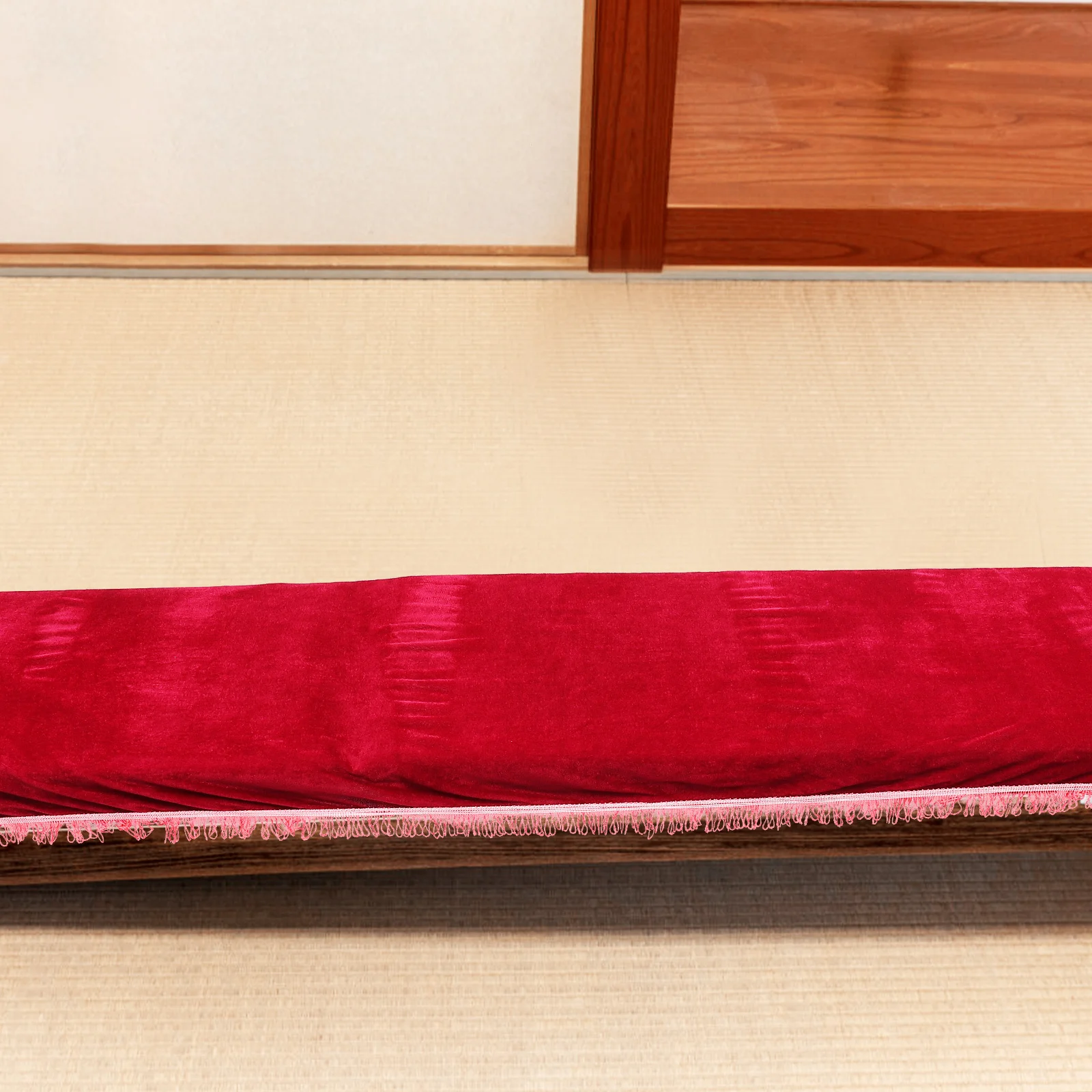 

Guzheng Dust-Proof Cover Durable Protective Cloth Elegant Long Tassel Guzheng Cover for Musical Instrument