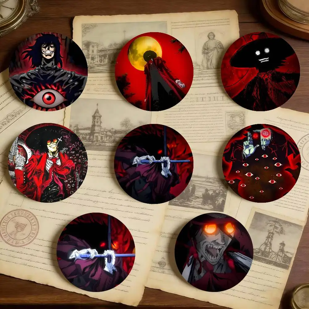 New Brooches Soft Button Pin Funny Silly Gnarpy On A Skateboard Meme Badge Gamer Collection Gifts Pop Alucard H-HELLSING