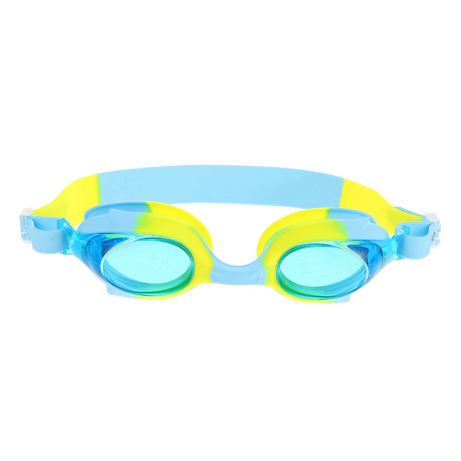 1Pcs Swimming Goggles Waterproof Anti-Fog Adjustable Strap Swim Goggles Durable Silicone and Pc Material