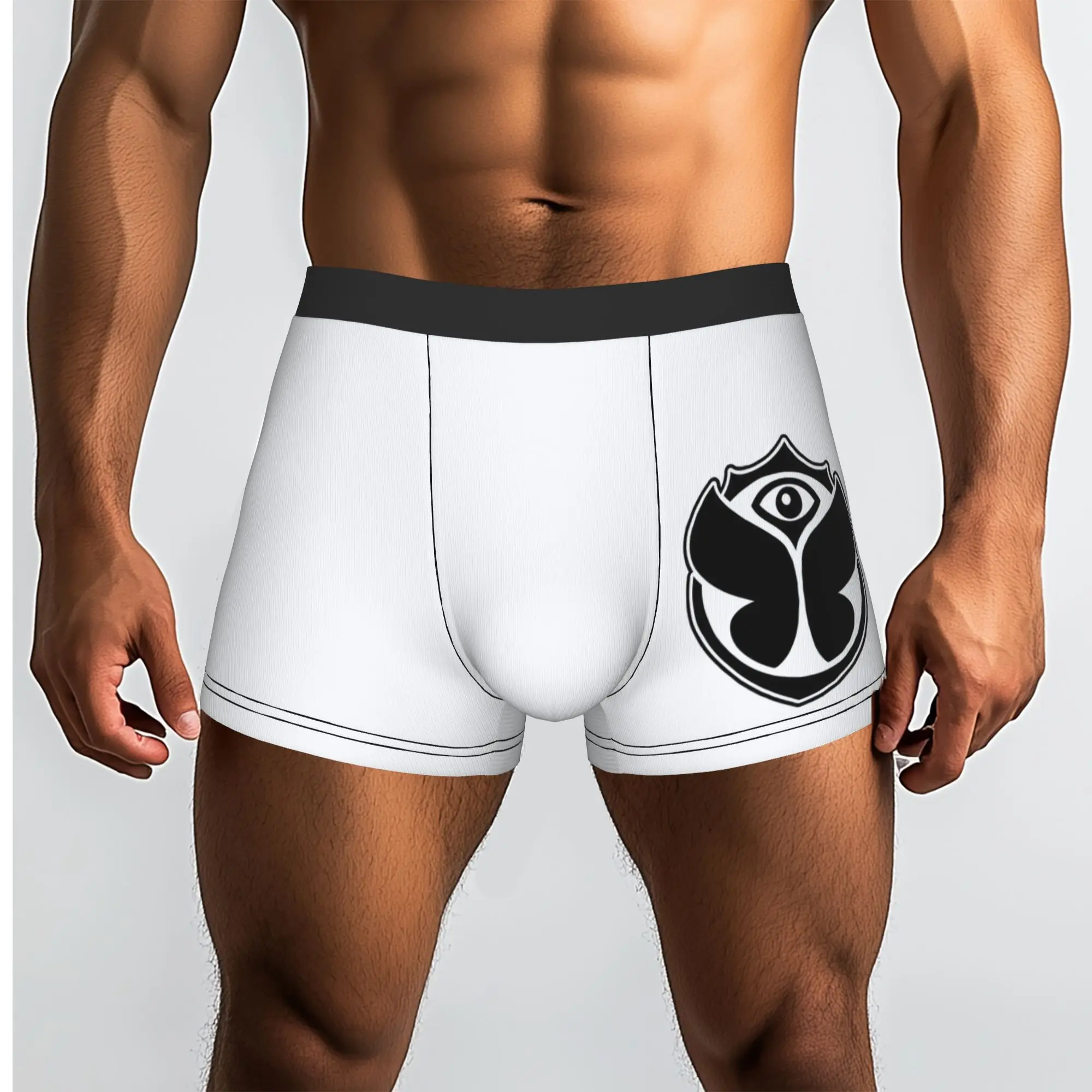 Customized Cool Tomorrowland Logo Boxers Shorts Panties Men's Underpants Stretch Music Festival Briefs Underwear
