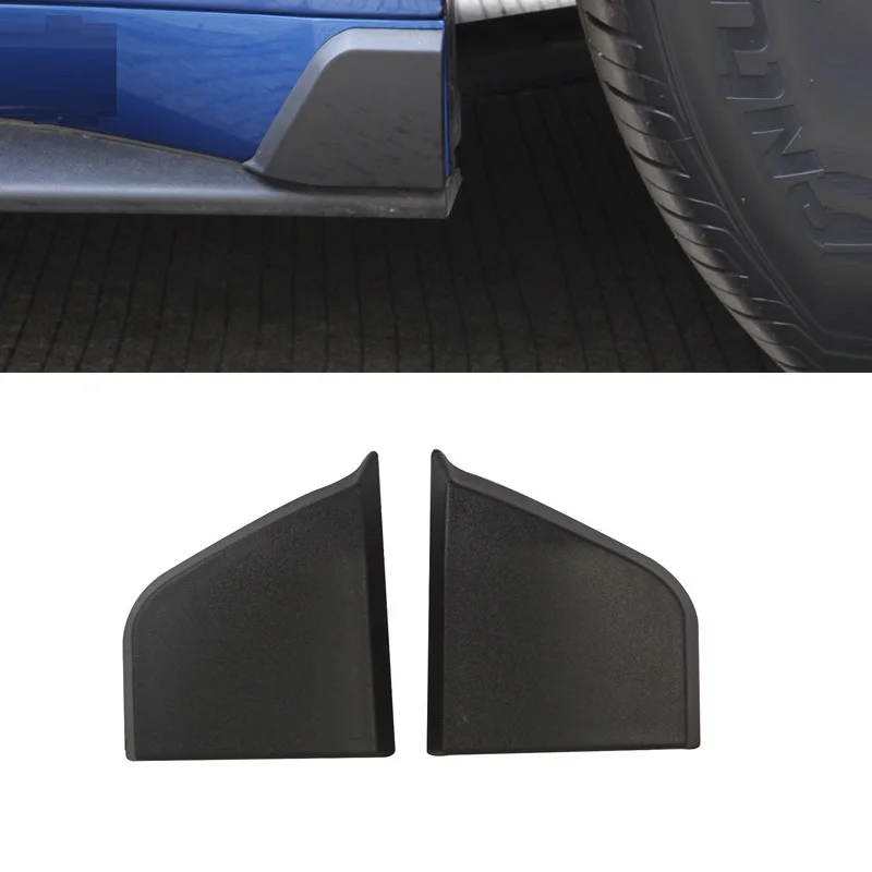2PCS ABS Car Front Bumper Side Skirt Spoiler Guard Winglets Protector For Ford Mustang 2015-2019 Exterior Accessories