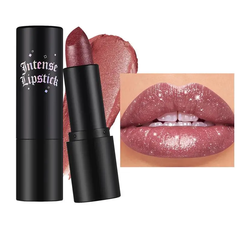 Abbagliante Glitter rossetto Goth rossetto Glitter perlescente rossetto Shimmer Lip Blam Diamond Lipstick Shimmer Shiny Lipgloss