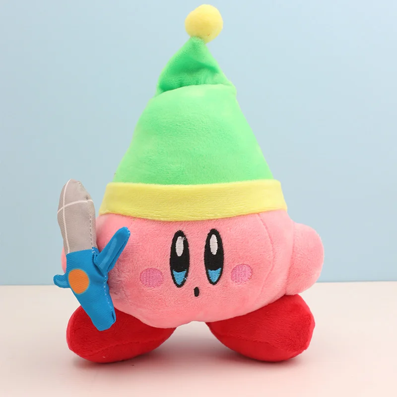 

20cm Kawaii Plushies Star Kirby Stuffed Animals Cute Things Anime Cartoon Dolls Great Christmas Birthday Gift For Children New