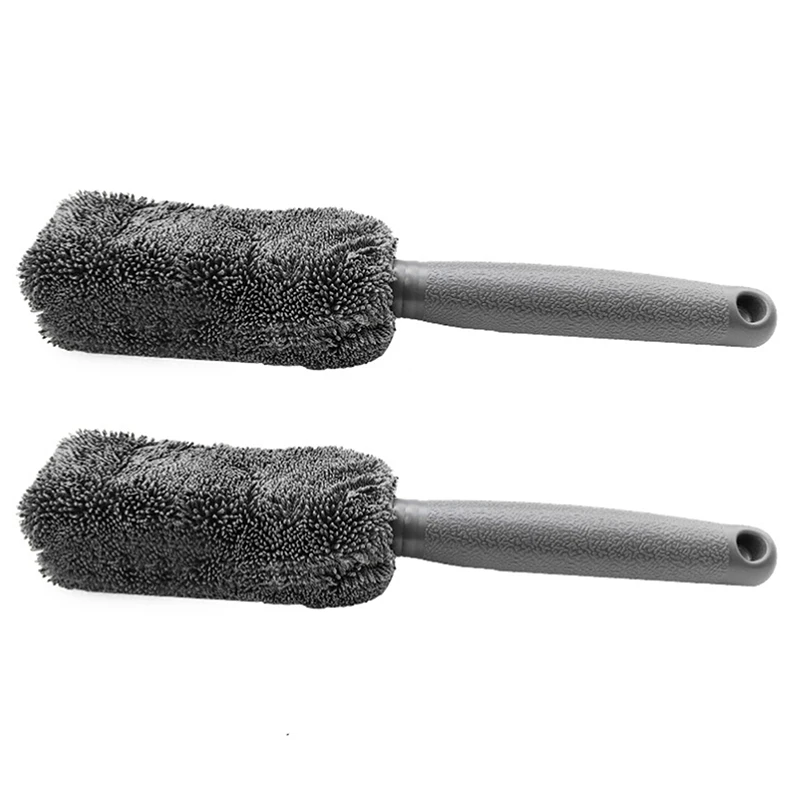 New Cleaning Brush Microfiber Wash Wheel Detailing Car Tire Hub Long Handle Washing Tool Car Trunk Motorcycle Auto Washing Tools