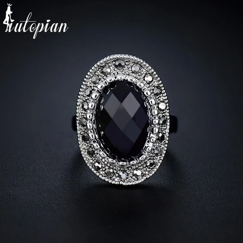 Iutopian Brand New Arrival Vintage Retro Rings Anels For Women With High Quality Jewelry Anti Allergy #AA4533