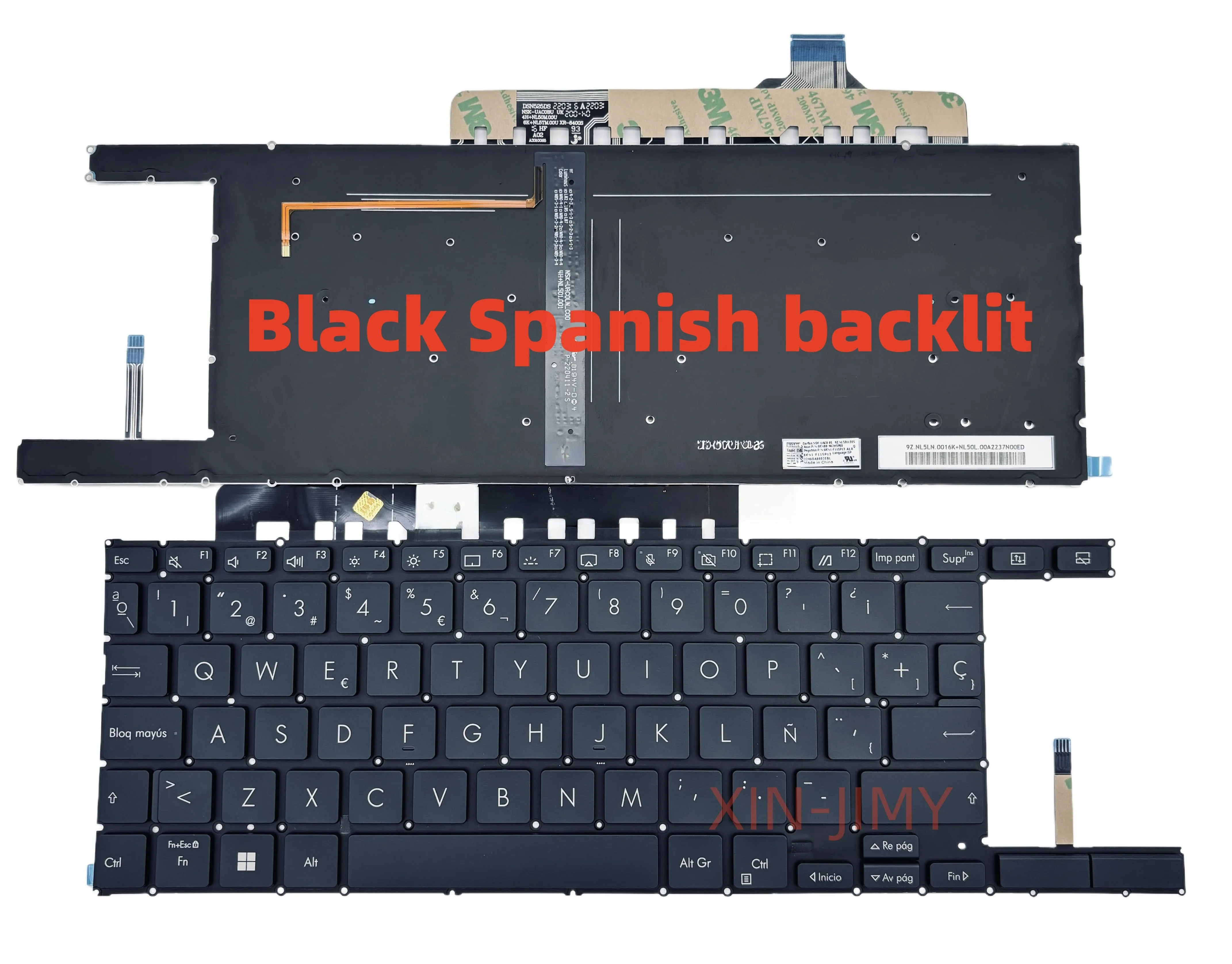 

Spanish Backlit black Laptop Keyboard for ASUS Zenbook Pro 14 Duo OLED UX8402 UX8402Z Teclado Notebook