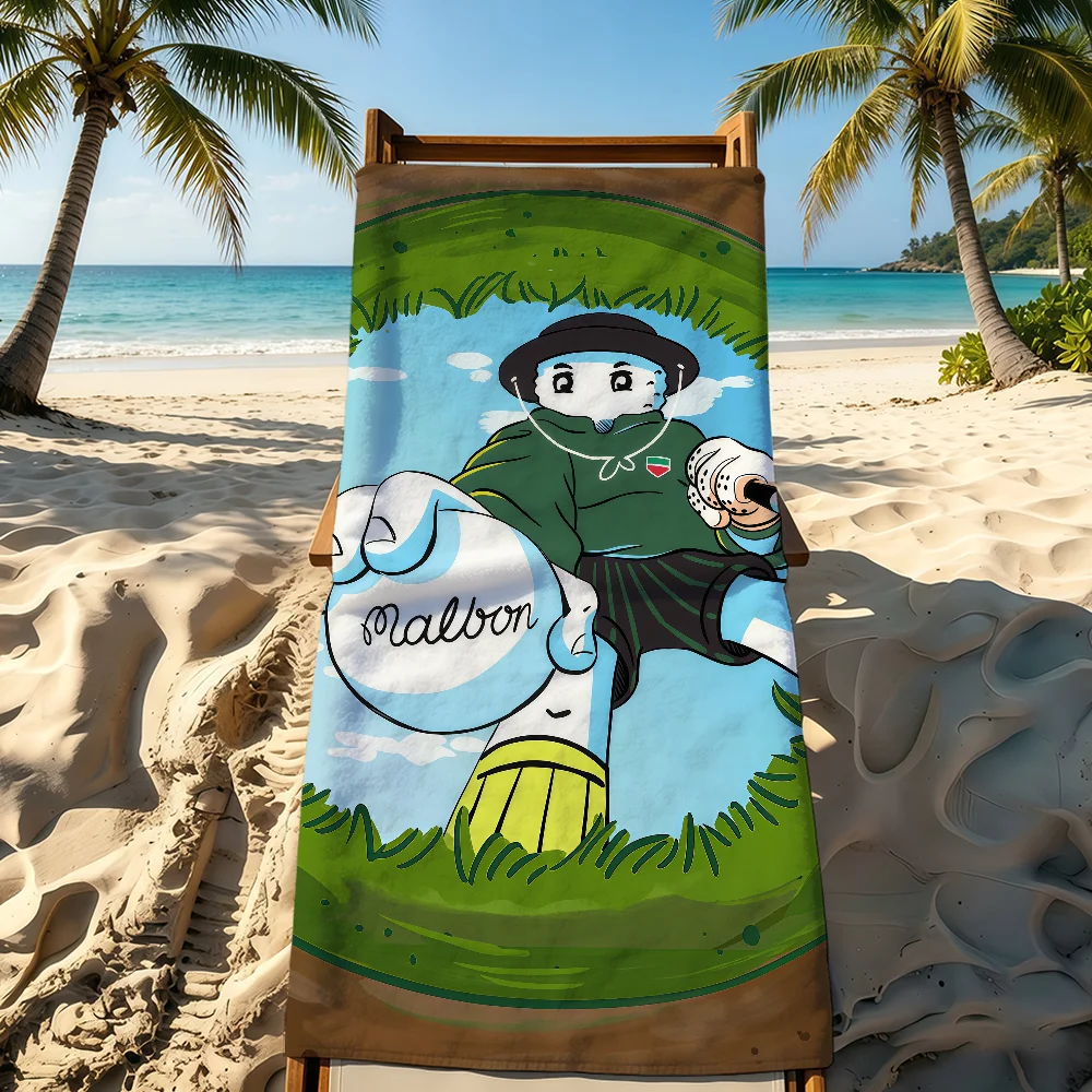 M-Malbon-ES G-Golf Cool Fashion Towel Towel Microfiber Soft Bath Towel For Travel Fitness Sauna Bathing Camping