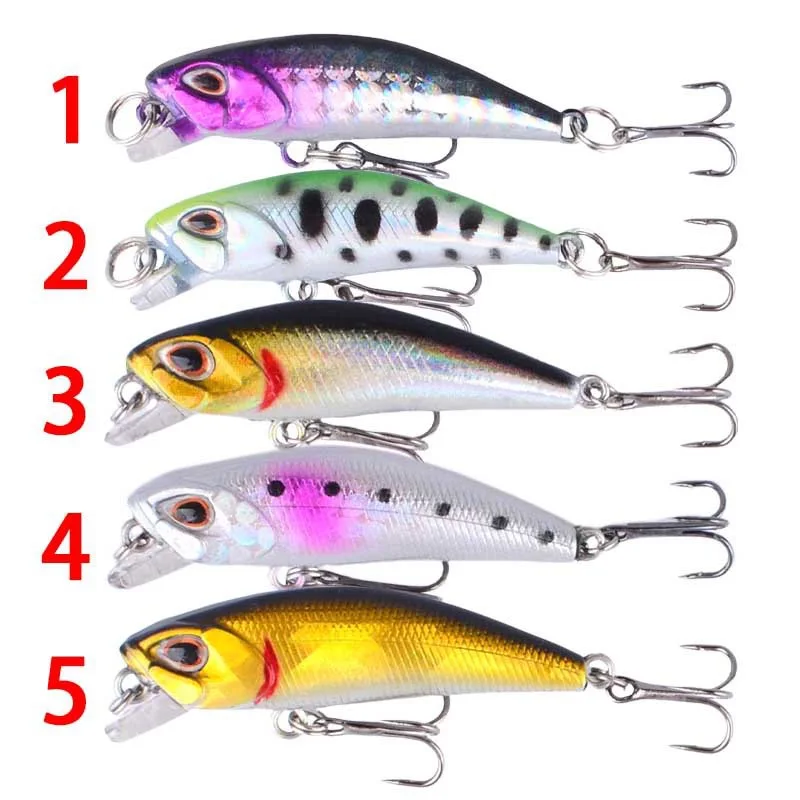 

Fishing Lures Kit 3.5g Mixed Including Minnow Popper Crank Baits with Hooks for Saltwater Freshwater Trout Bass Salmon Fishing
