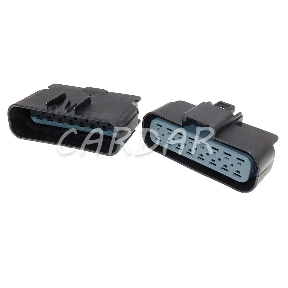 

1 Set 16 Pin Auto Waterproof Plug AC Assembly Car Male Female Docking Electrical Connector Automobile Socket 15326667 15326666