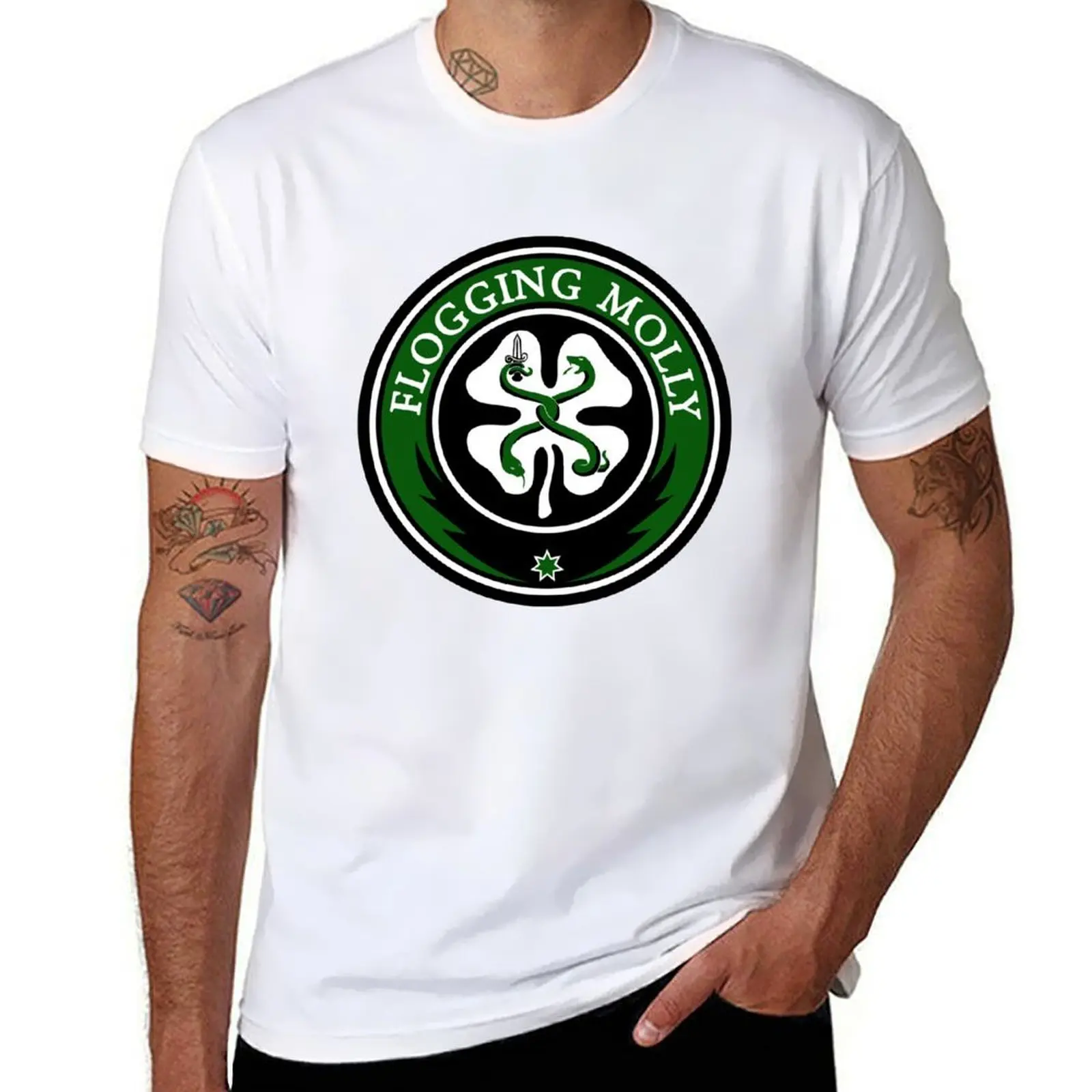 

Flogging Molly T-Shirt man t shirts graphic t shirts for man pack white T-Shirt