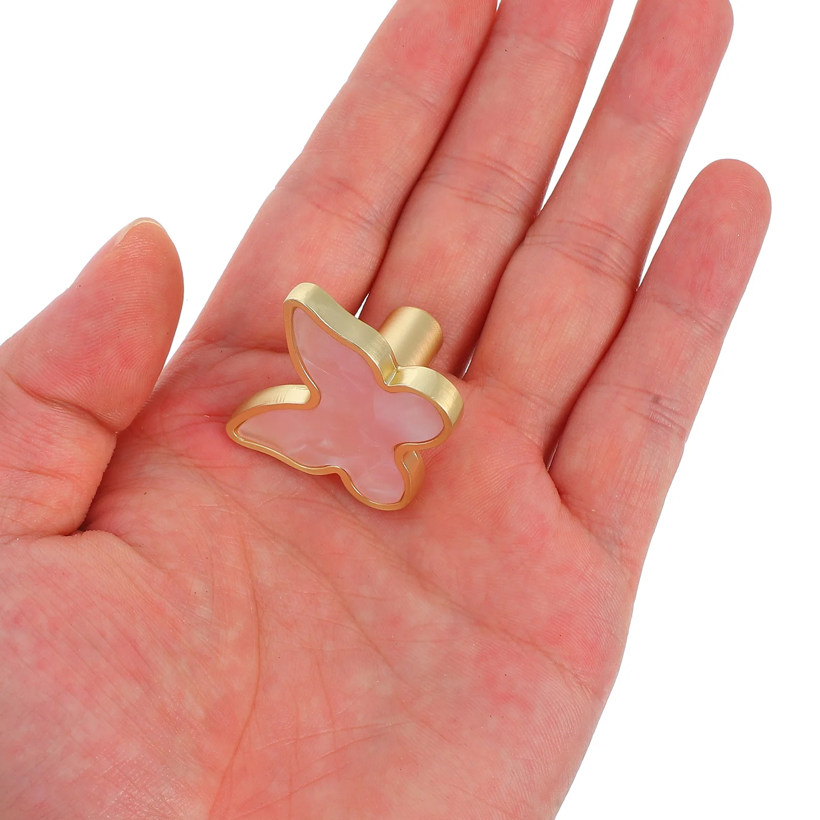 Manopola a farfalla a foro singolo da 2 pezzi Maniglia per cassetto in lega di zinco Maniglia per armadio liscio per comò Armadio Bagno Cucina