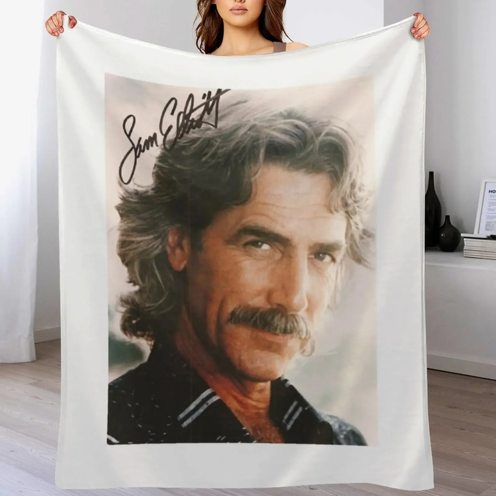 

Sam Elliot Actor Received Many National Awards Golden Globe AcademyGift For Fan Throw Blanket Wrinkle free blanket bed