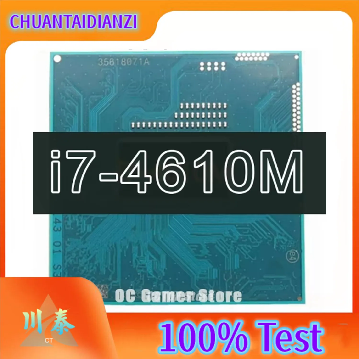 i7-4610M I7 4610M 3.0Ghz-3.7Ghz 4M SR1KY 37W 2-Core 4-Thread Prosesor CPU Socket G3 / rPGA946B