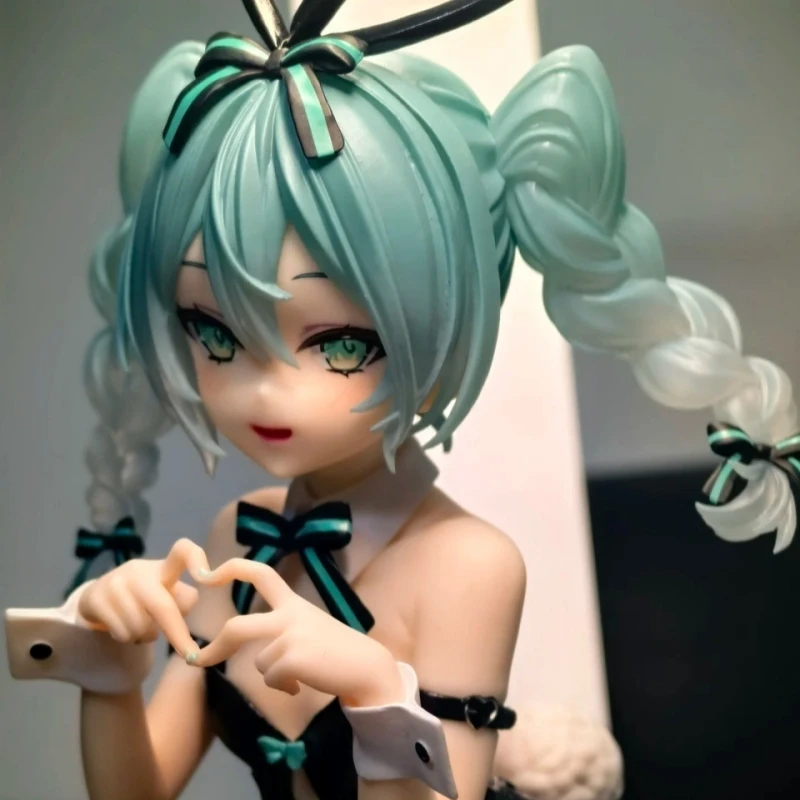 Anime Original Hatsune Miku Hatsune Bunny Girl Ornaments Pvc Action Figure Anime Peripheral Model Collection Doll Birthday Gifts